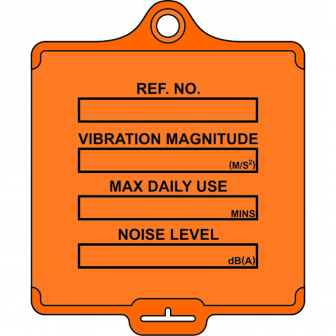 AssetTag Flex Vibration Control Tag, Medium, Orange